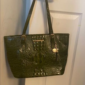 Authentic Green Brahmin Tote